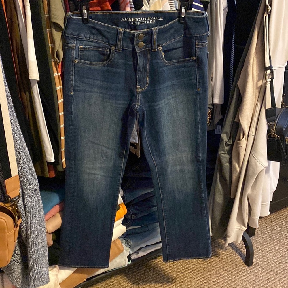 American Eagle Crop Artist Jeans